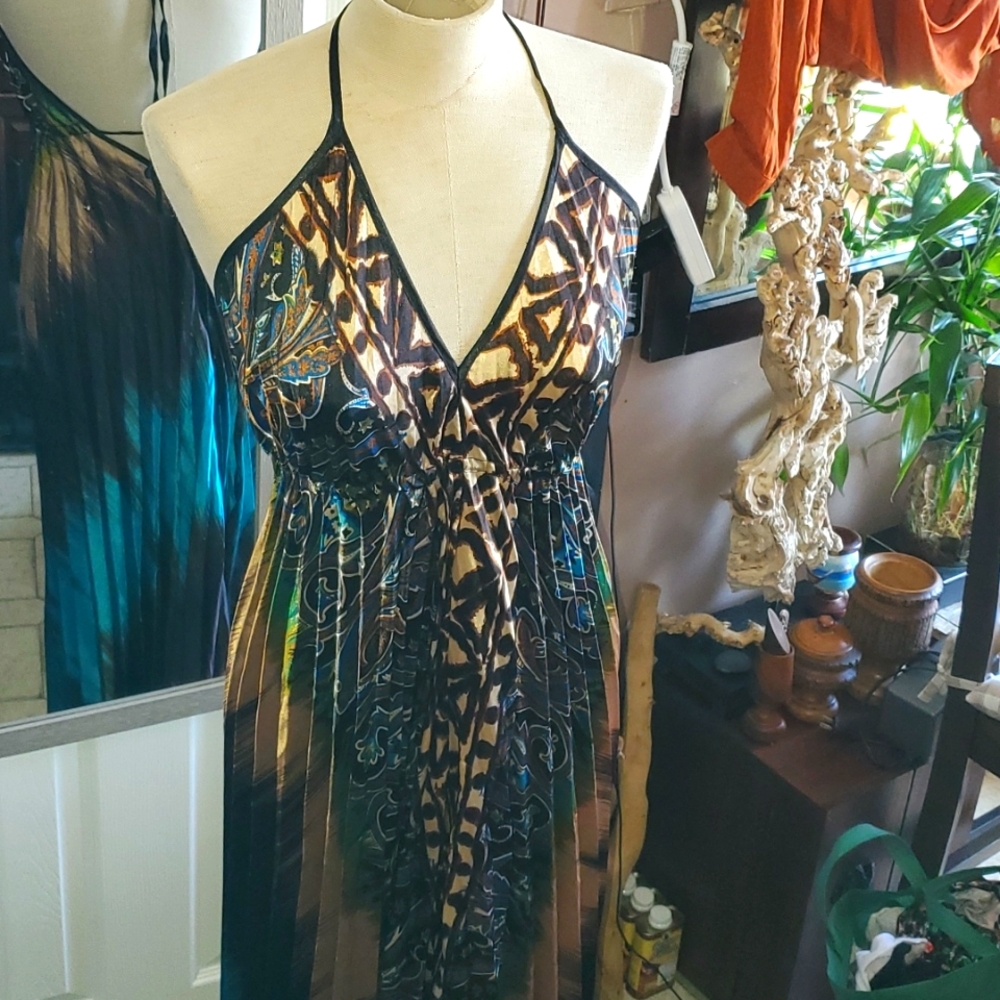 Beautiful backless summer dress